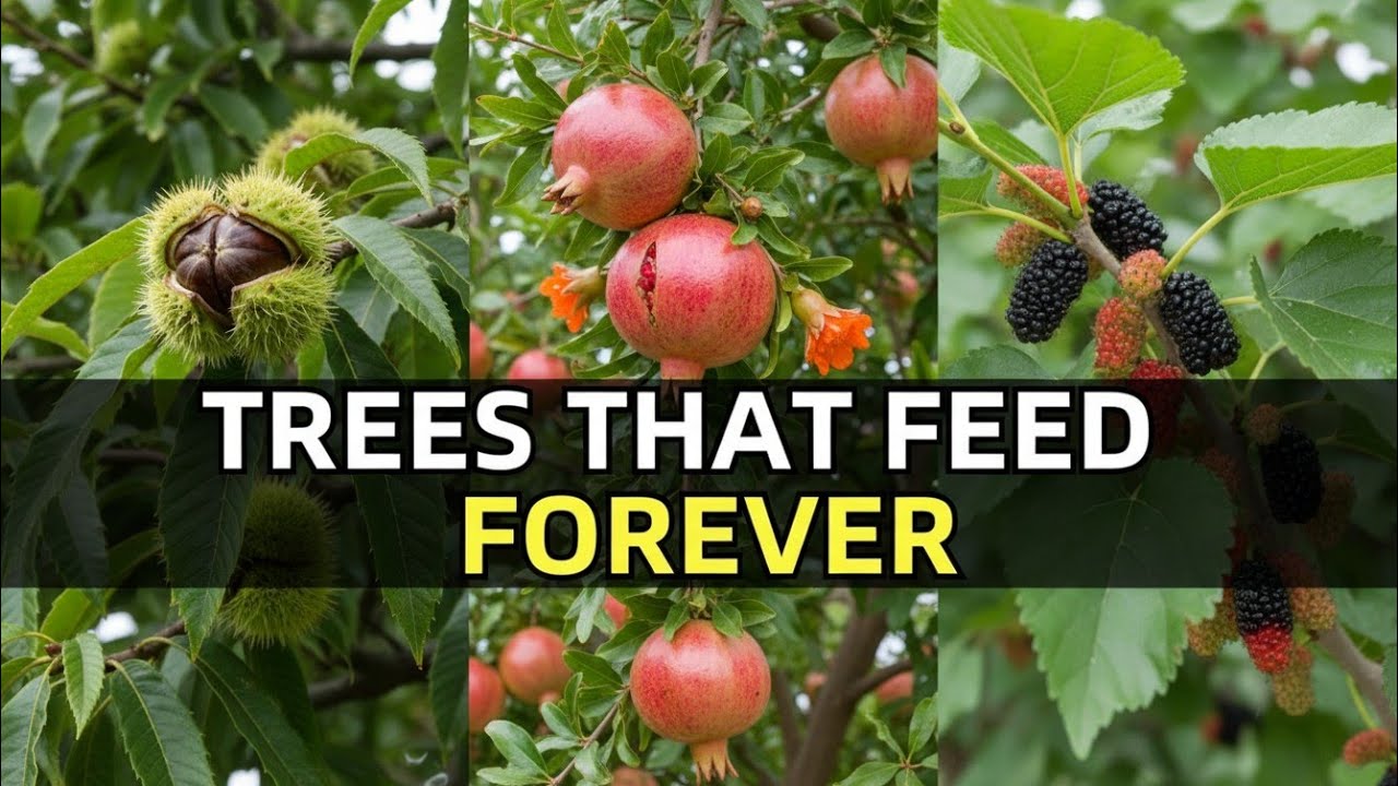 Plant These 15 Immortal Trees Once, Eat for 300 Years
