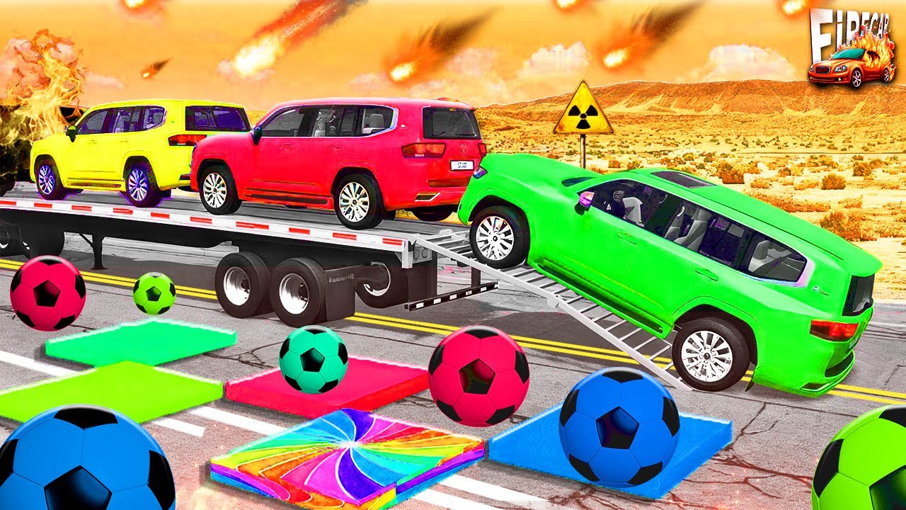 Ramps, Speedbumps & Transport Fails in BeamNG | Realistic High-Speed Crashes #15