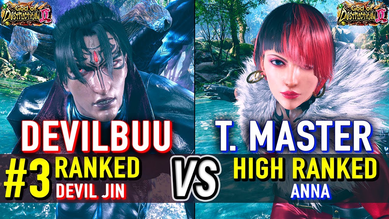 T8 🔥 DEVILBUU (#3 Ranked Devil Jin) vs TEKKEN MASTER (Anna) 🔥 Tekken 8 High Level Gameplay