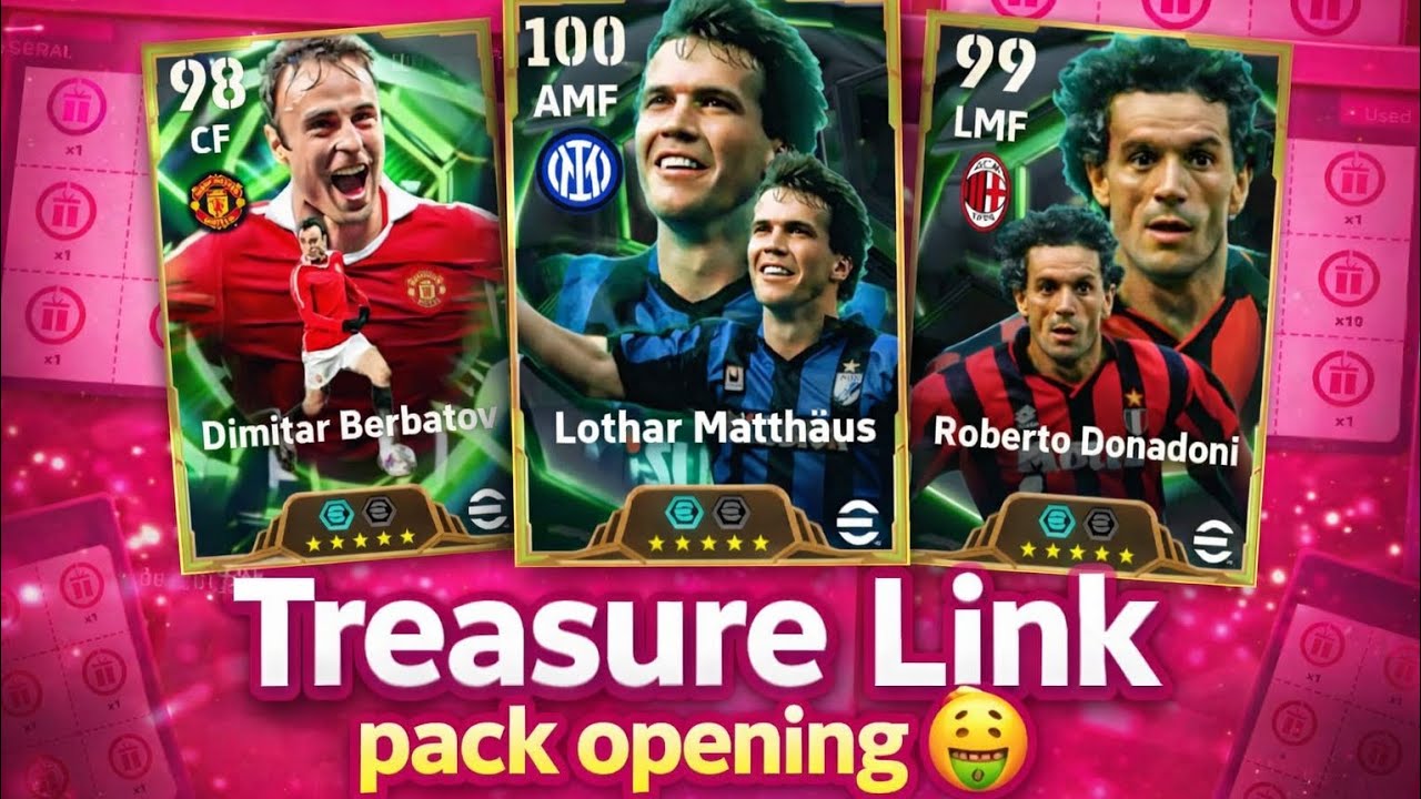 Новая коробка Treasure Link Box 🤑 Открытие упаковки 🔥 Новые Бербатов, Кьеллини 👌 #efootballmobile...