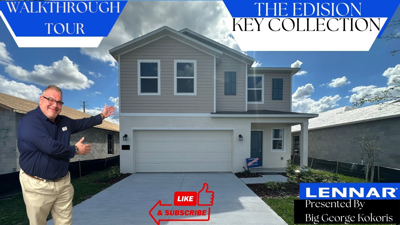 🏡 Step Inside the Edison Model! | 5-Bed New Construction Home in Polk County, FL | Lennar Home Tour