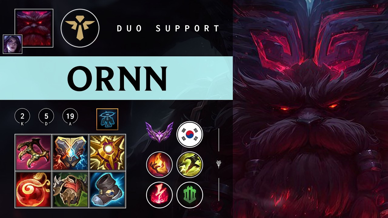 Ornn Support vs Leona - KR Master Patch 26.05