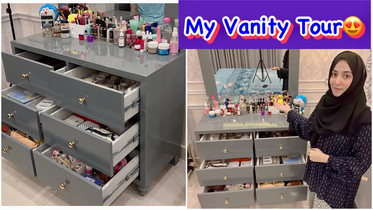 My Vanity Tour 😍❤ | How to organise Vanity 💅