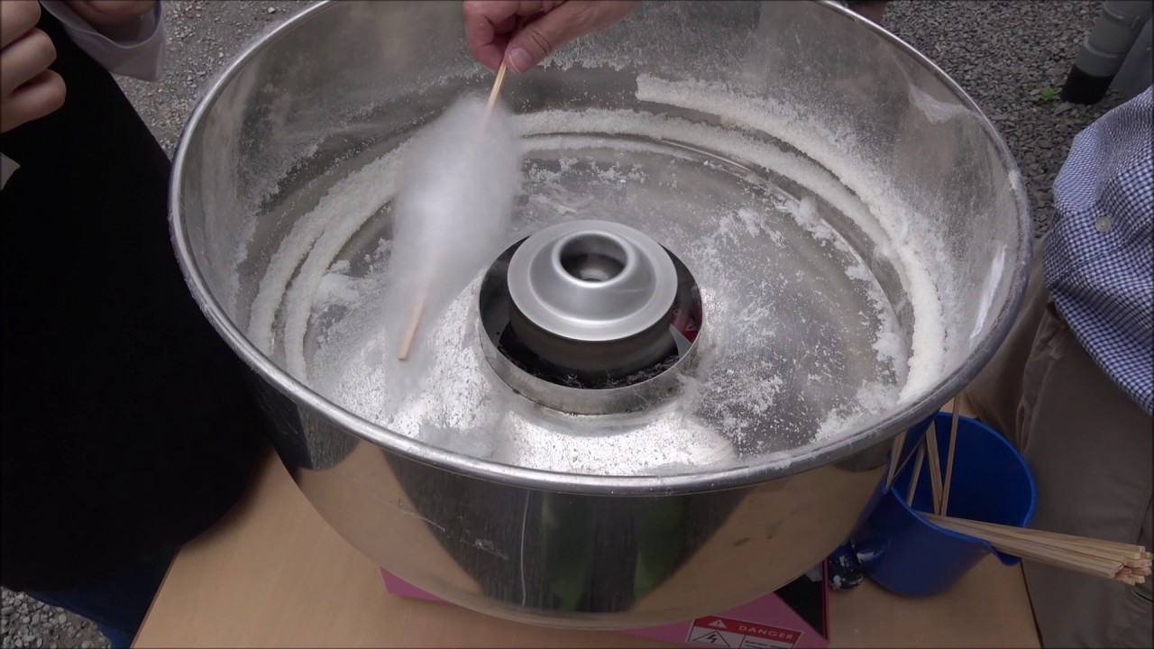 [Wissen] Wie macht man eine Zuckerwatte - Zuckerwattemaschine - Süßigkeit - Essen