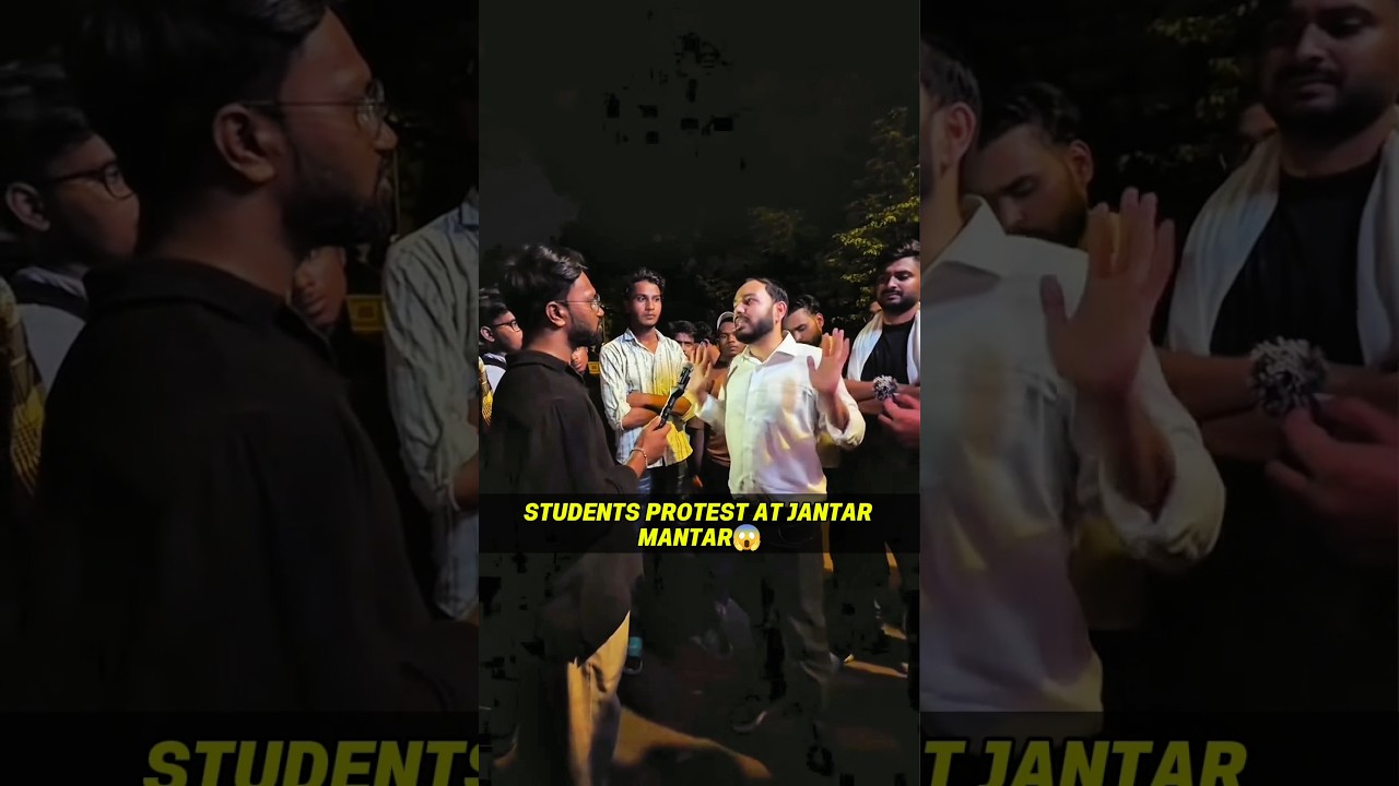 Students Protest At jantar Mantar🥹 #samridhimam #physicswallah #class10 #cbse #topper #pookie #yt