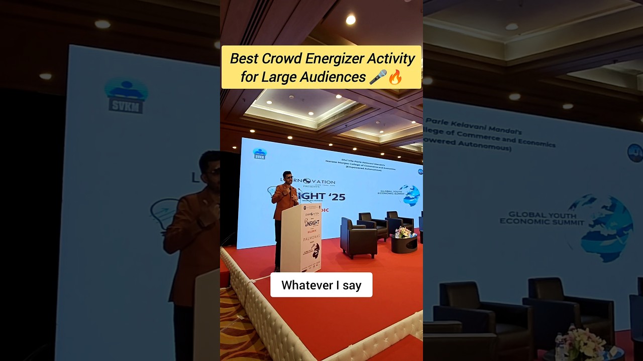 Icebreaker Games for Seminars | Team Building Activities for Employees | Crowd Energizer 