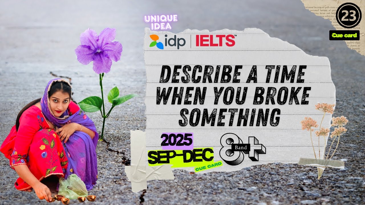 Карточка-подсказка для IELTS Speaking, сентябрь-декабрь 2025 г. | Опишите случай, когда вы что-то...
