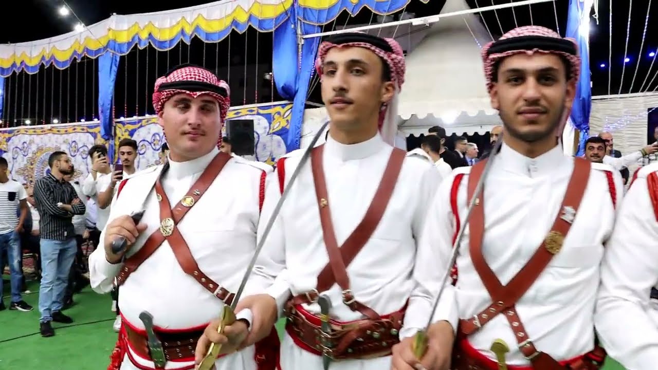 مشاركة_فرقة_ معان _للدبكات_والفنون الشعبيه #من اجمل الاغاني الخليجيه _حفلة رافت الشوحه