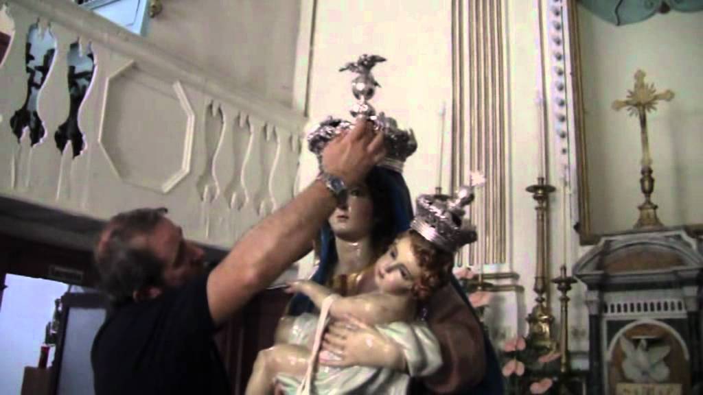 LA MADONNA DEL CARMINE VIENE PORTATA IN SAN NICOLA 14 LUGLIO 2012 SANT'AGATA DI PUGLIA