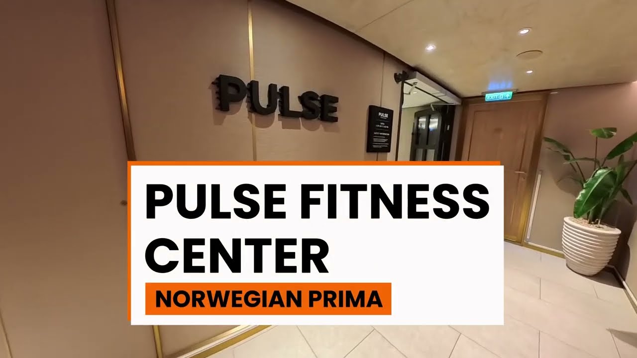 NCL Prima Pulse Gym Tour | Norwegian Cruise Line Fitness at Sea #ncl #nclprima #cruiseshipgym 