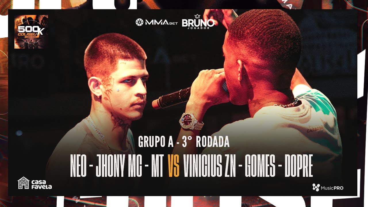 JHONY MC, NEO E MT X VINÍCIUS ZN, GOMES E DOPRE - GRUPO A - 3° RODADA - #BDC500K
