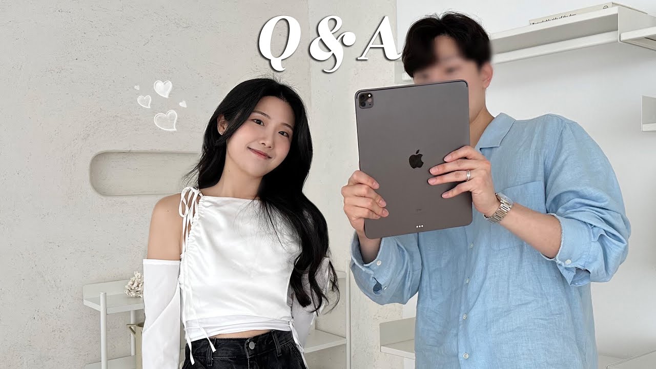 4년차 20대부부의 사적인 Q&A🖤 학생남편, 외벌이 수입, 요리비결, 결혼확신 등등 (내용 多!!)