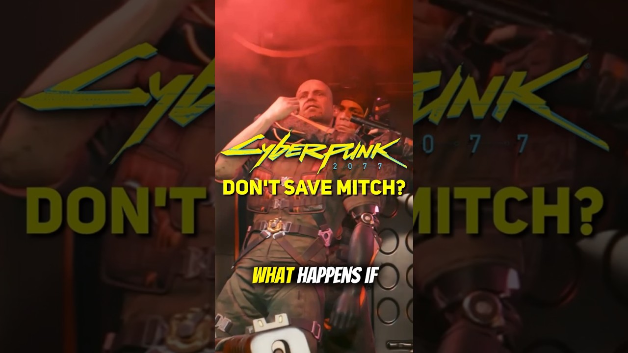 What If You DON'T SAVE Mitch in Cyberpunk 2077?