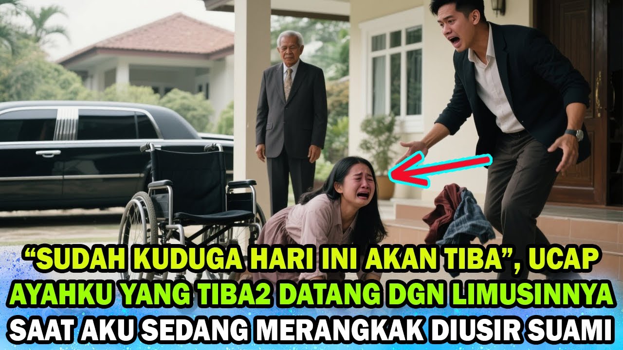 SUAMI USIR AKU KRN LUMPUH SETELAH KECELAKAAN, NAMUN IA LGSG MATI KUTU SAAT AYAHKU... #novelromantis