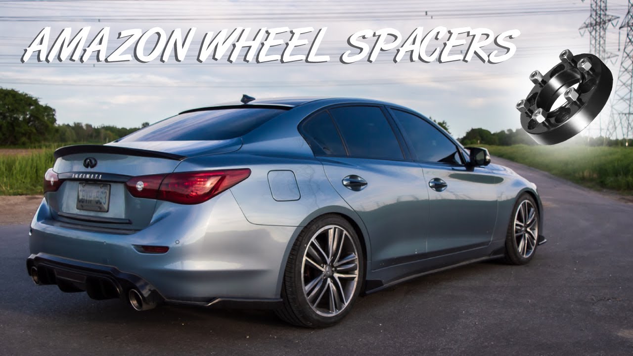 Installing 25mm Amazon Wheel Spacers On Infiniti Q50 (FLUSH FITMENT... ALMOST)