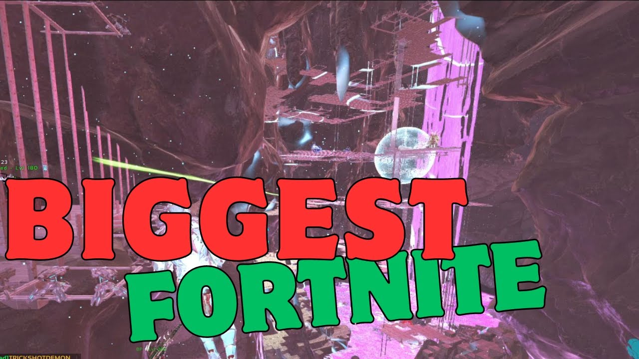 They Built The BIGGEST FORTNITE I've Ever Seen!! Defending For 3 Days! - Ark PvP