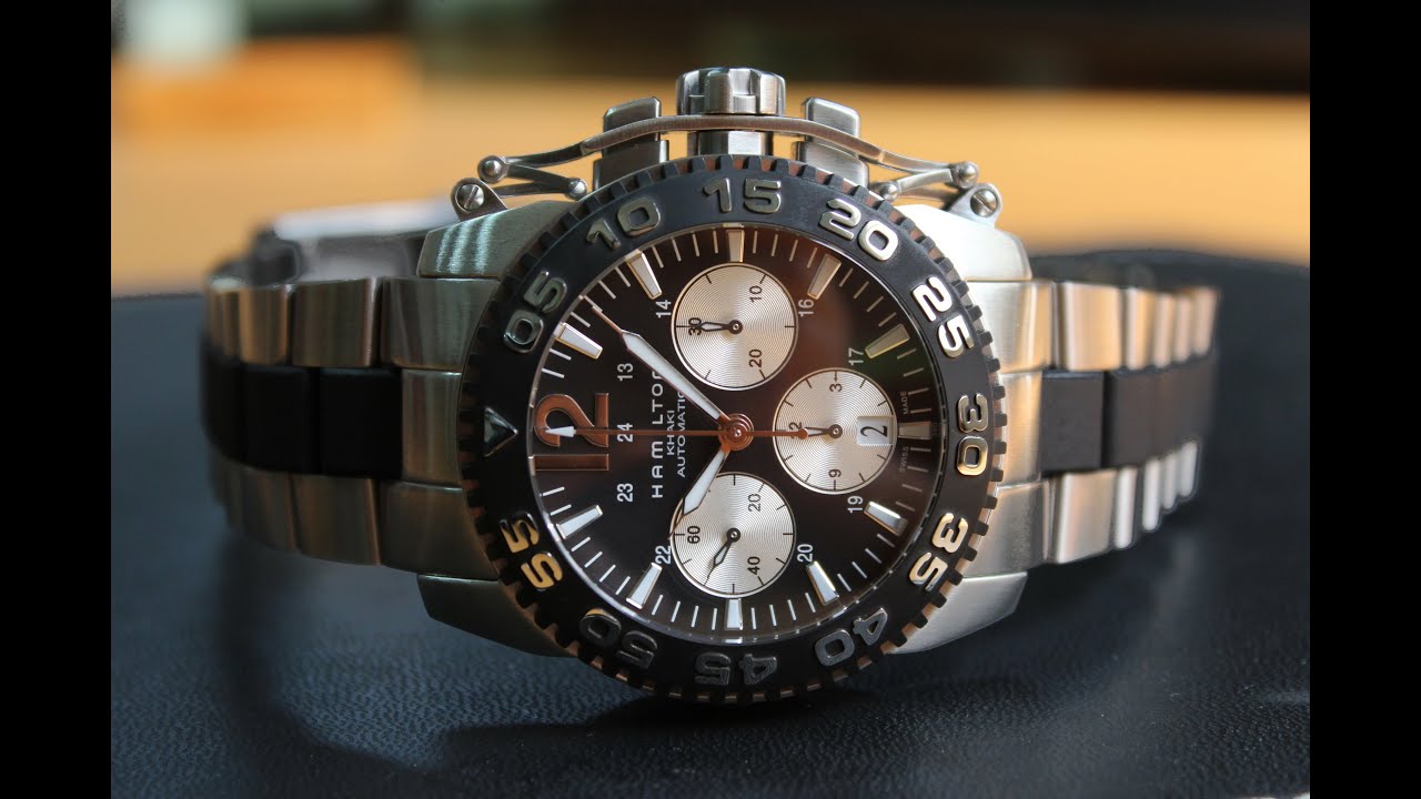Hamilton Khaki Field 200M Automatic Chronograph H63516135 漢米爾頓200米計時潛水錶