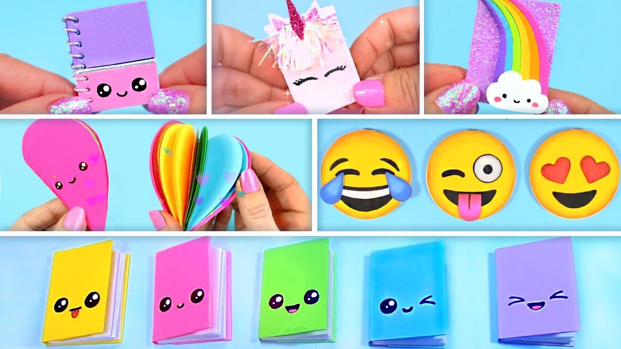 6 DIY Mini Libretas ~ DIY Regreso a Clases