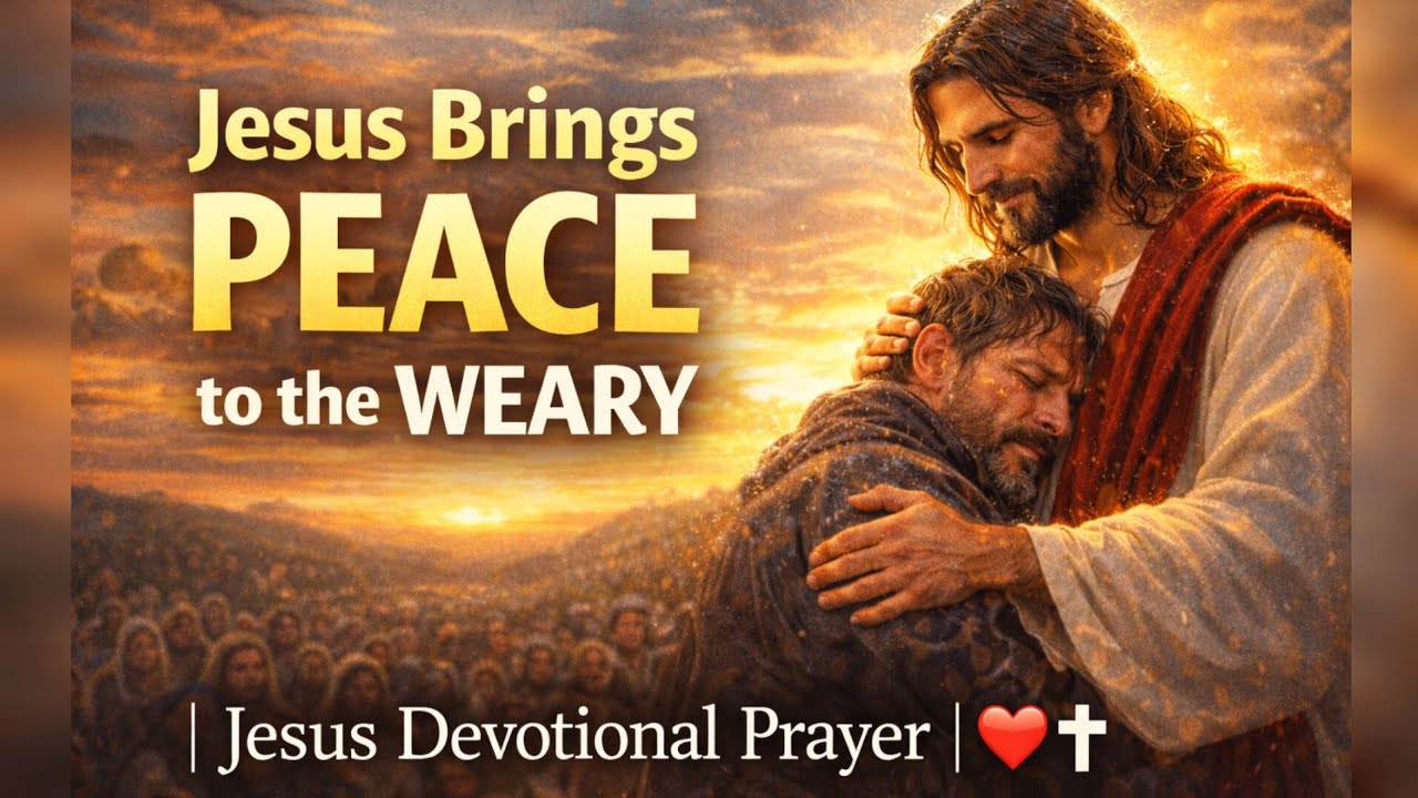 Jesus Brings Peace to the Weary | Jesus Devotional Prayer ।❤️✝️
