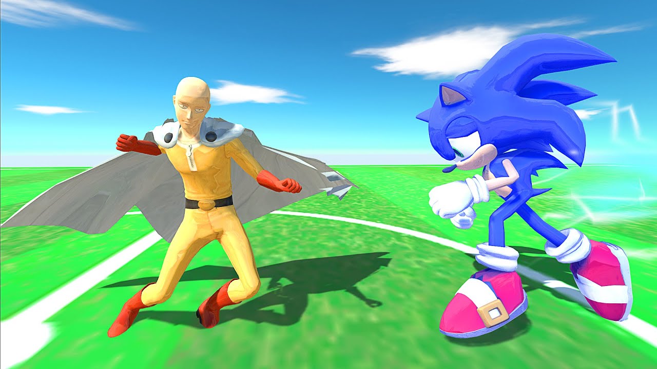 SAITAMA VS SONIC - Animal Revolt Battle Simulator