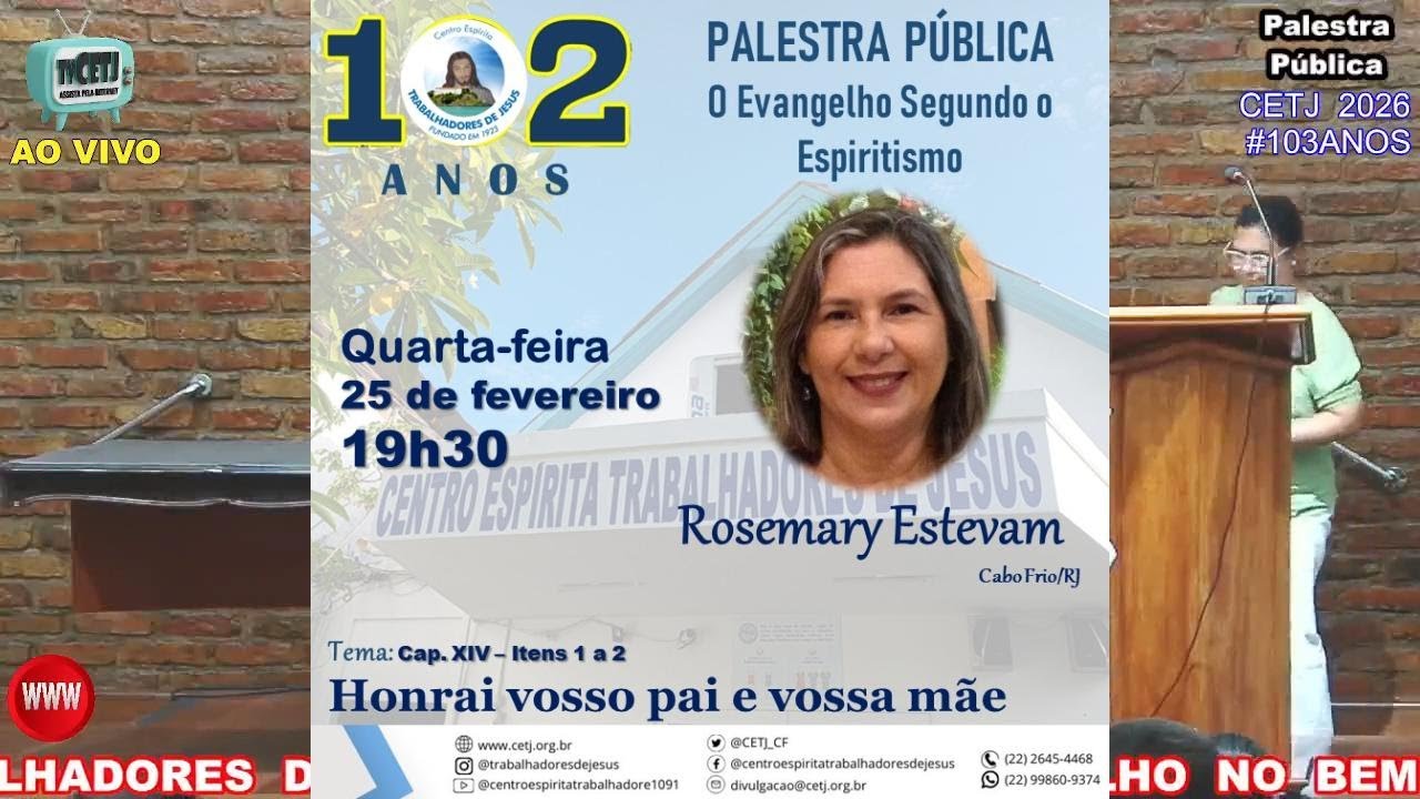 HONRAI VOSSO PAI E VOSSA MÃE, com Rosemary Estevam