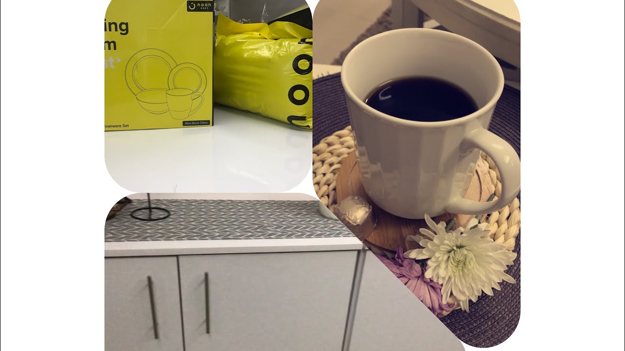 مشترياتي من نون - ردي على استفسار متابعتي عن دولاب طاولة الطعام - رأيي في قهوةcatamona☕️