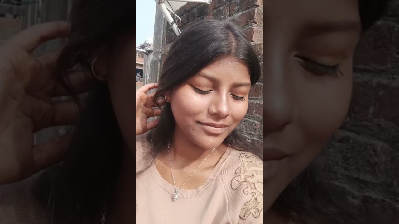 Korean makeup look 🙈🌜 dasky skin per Aarti Gupta 🪷 #vlog #vlogger #youtube #grwm #korean 