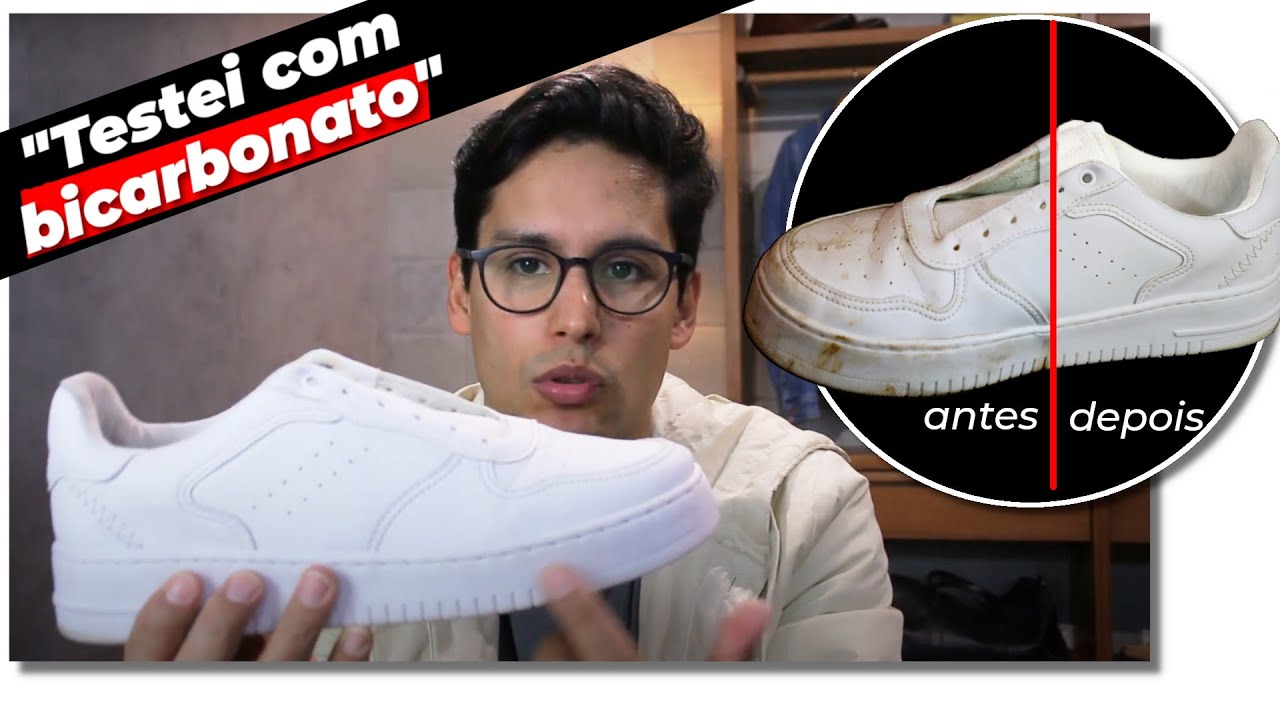 COMO LIMPAR TÊNIS BRANCO? Eu testei e deu certo