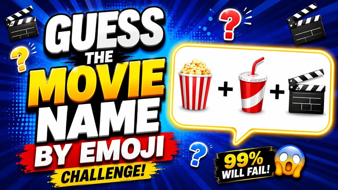 Guess the movie by Emoji Quiz / Guess the movie Game / Guess the movie challenge 🔥 / Movie Quiz ||