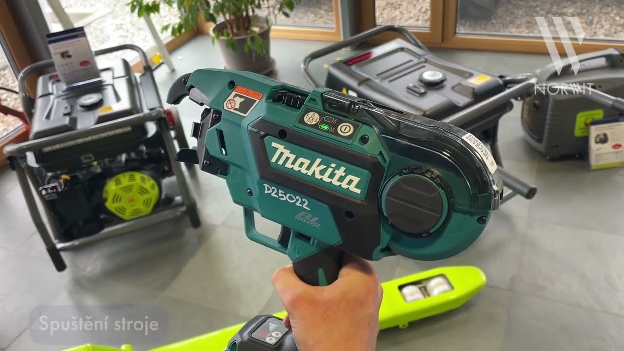 Videonávod: vazač armatur Makita DTR1080ZJ