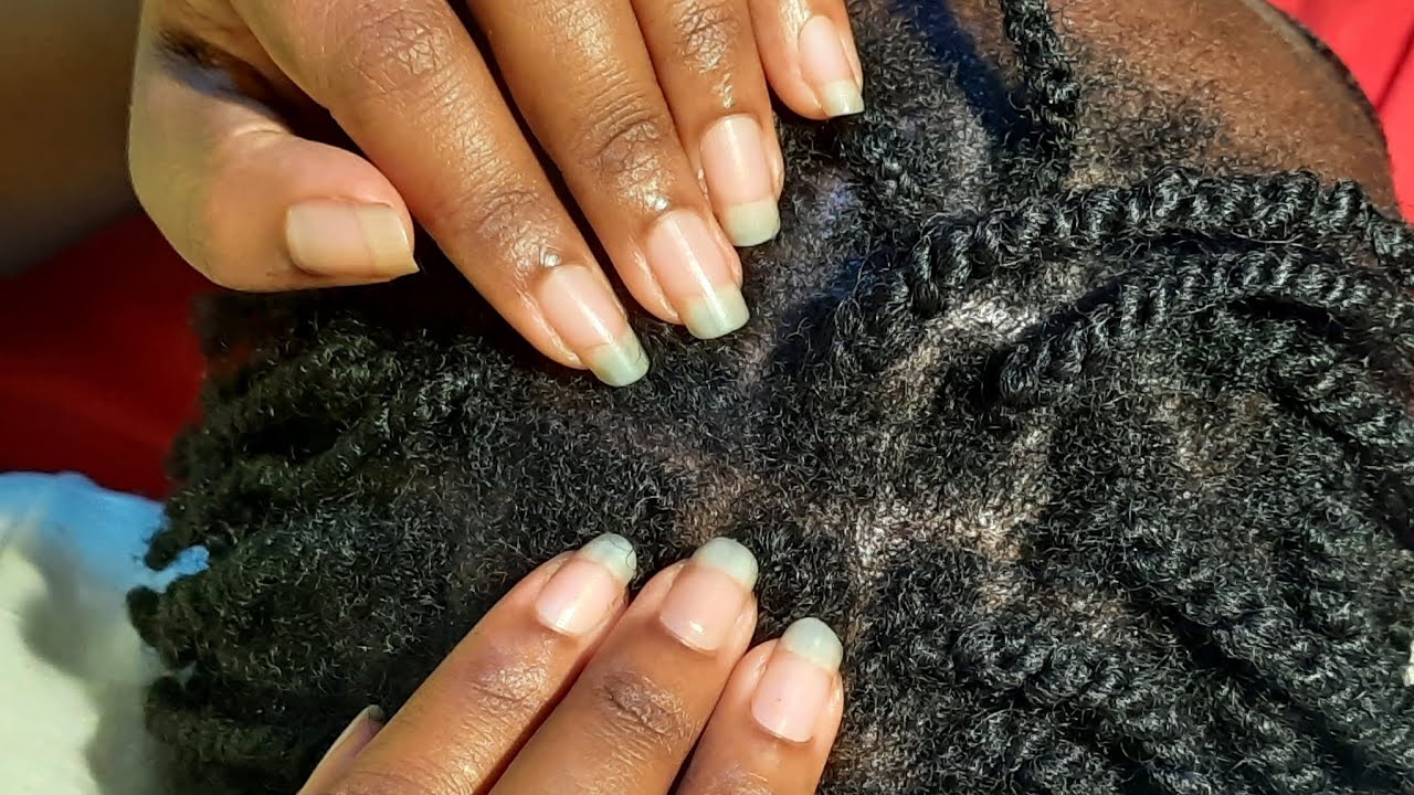 Asmr Tingly Scalp Scratching with blowing sounds| She fell asleep 😴 #asmr #relaxing#asmrsounds