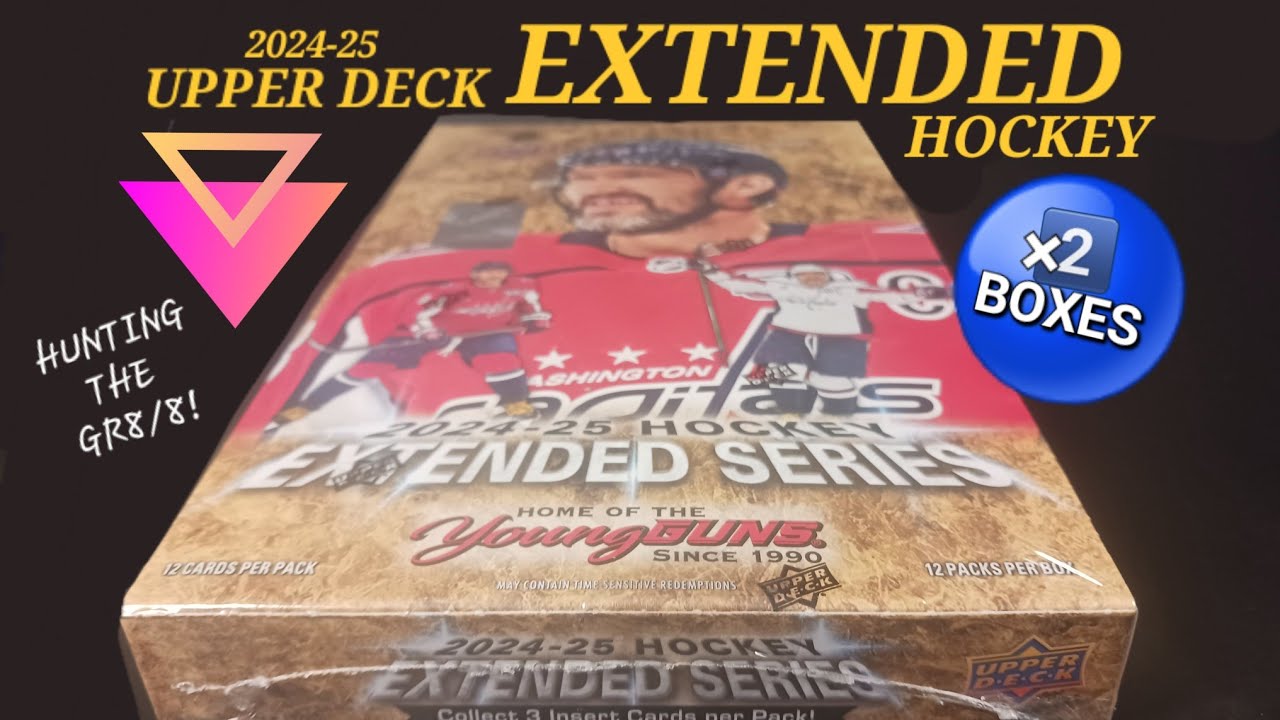 DOUBLE EXTENDED! 2024-25 UPPER DECK EXTENDED SERIES HOCKEY 2x HOBBY BOX BREAK WITH DECENT RESULTS 👌
