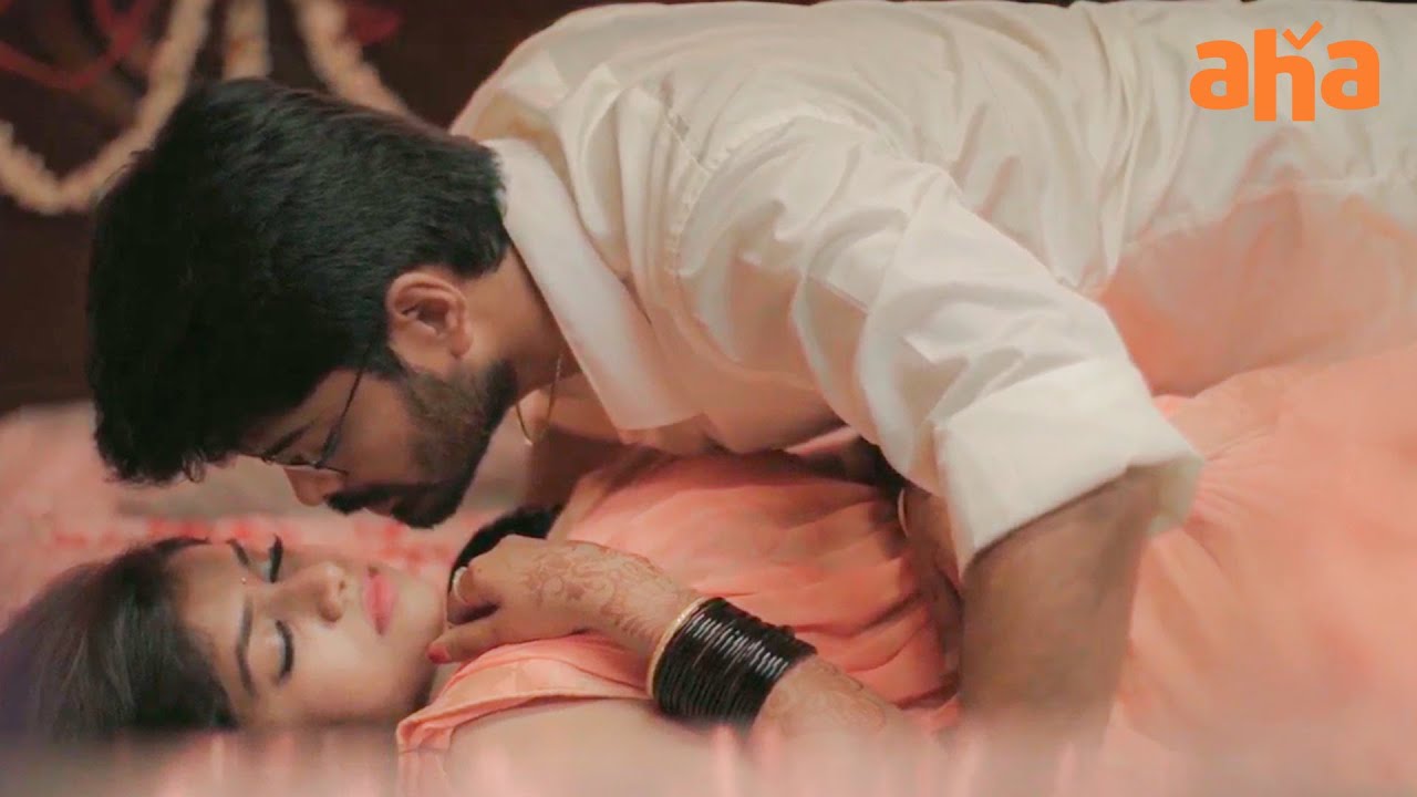 Romance At First Night ❤️ | Honeymoon Telugu Web Series | Nagabhushana | Sanjana Anand | Aha