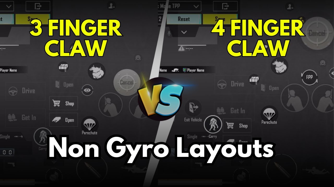 Master Non-Gyro Players with 3-Finger and 4-Finger Claw Controls! | BGMI\PUBGM