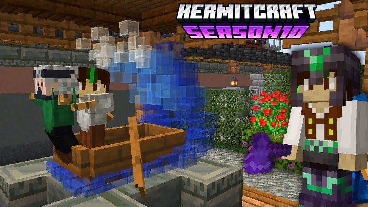 Building a Boat Boys Statue on Hermitcraft S10