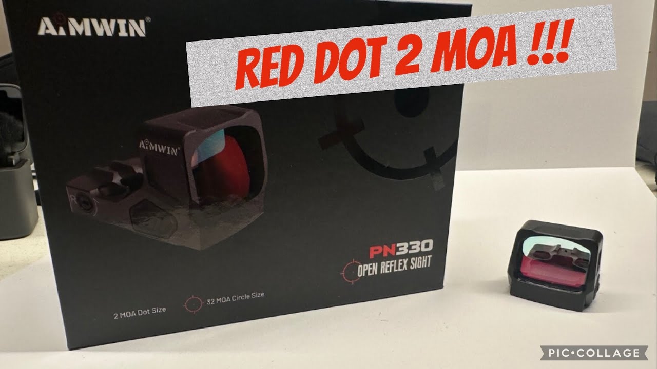 RED DOT viseur point rouge seulement 2 moa ! AIMWIN PN330 déballage et présentation !