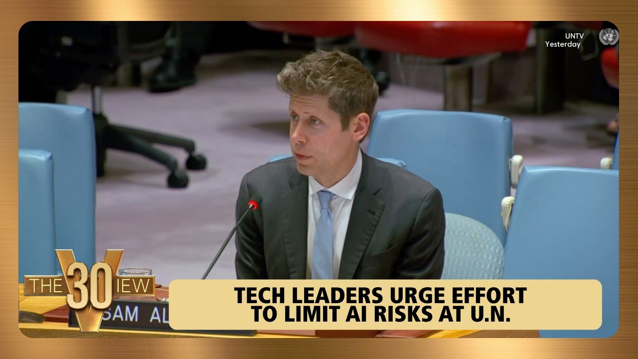 Tech Leaders Urge Effort To Limit AI Risks At U.N. | The View
