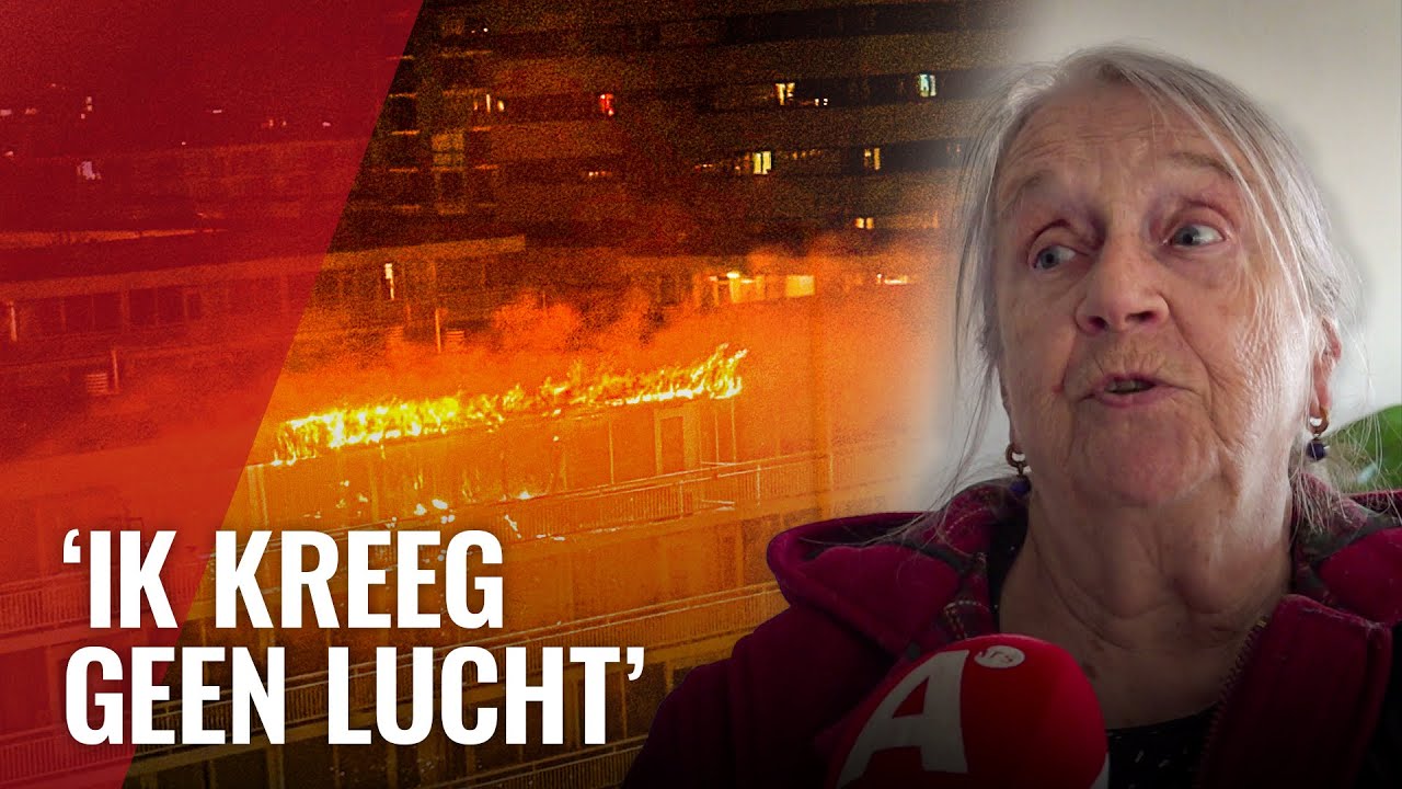 Hele flat ontruimd na grote brand Overschiestraat