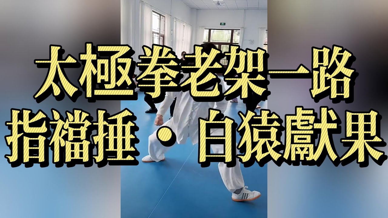 太極拳老架一路｜指裆捶・白猿獻果｜勁路銜接與身法運用詳解#太極拳 #陳式太極拳 #老架一路 #指裆捶 #白猿獻果 #太極拳教學 #內家拳 #基本功 #中國武術