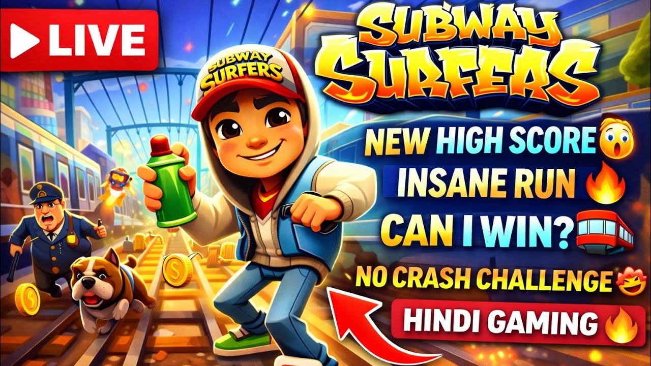 🎮 Subway Surfers Gameplay | New High Score Run 🚇🔥