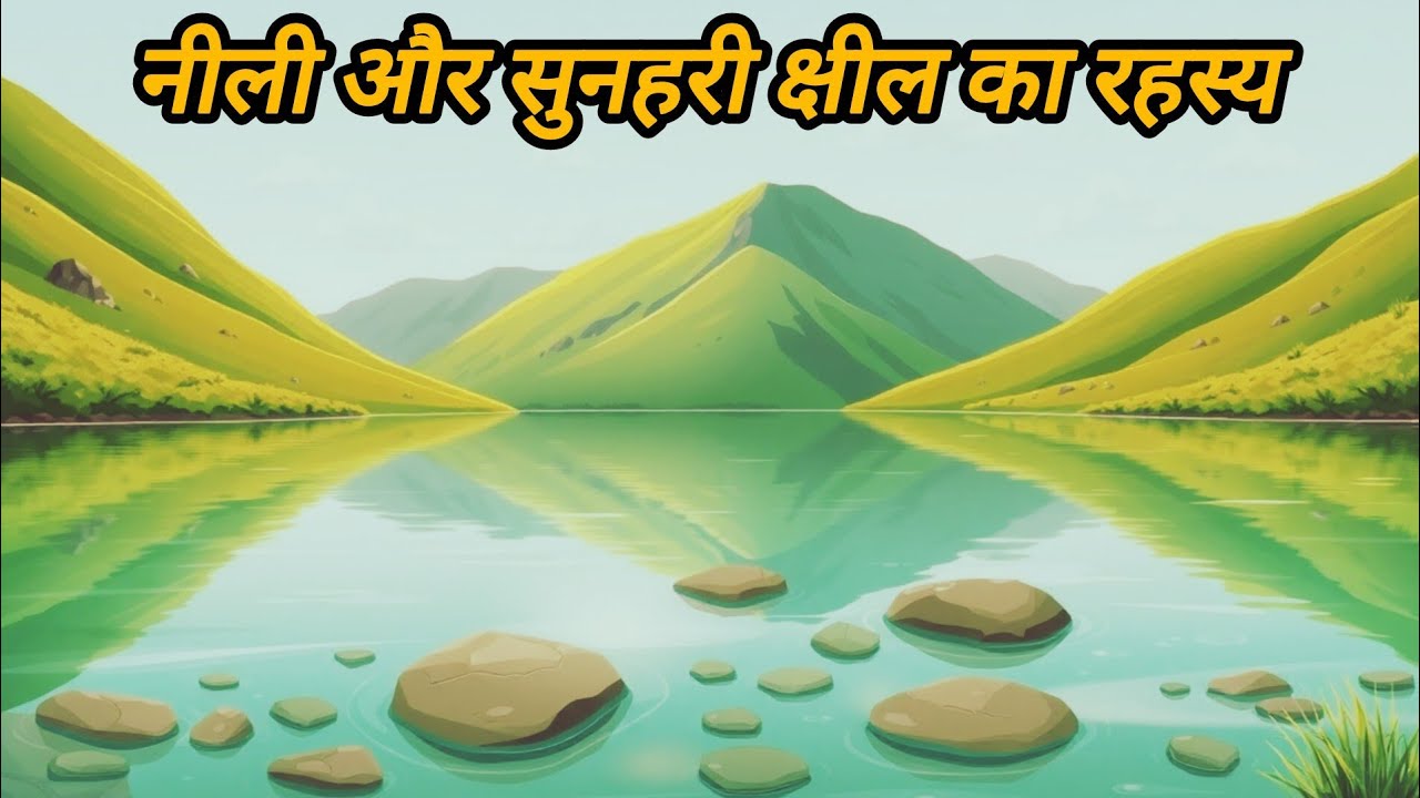 नीली और सुनहली झील का अनकहा रहस्य ✨#HindiStory #ShortStory #Kahani #StoryTime  #Adventure