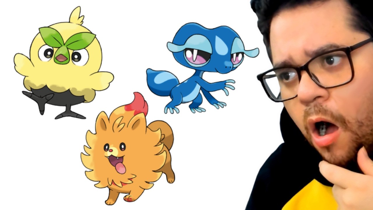 Qual escolher? Veja este vídeo e descubra mais sobre os novos Pokémon Iniciais