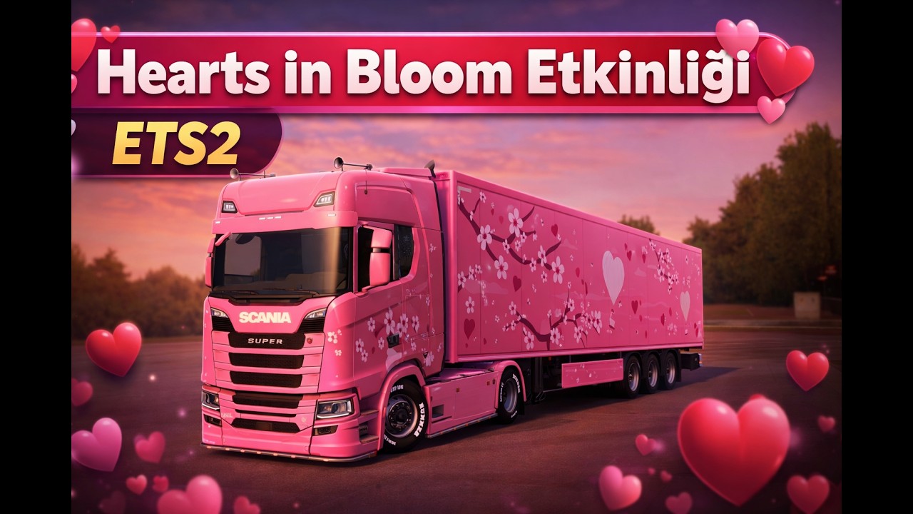 (HEARTS İN BLOOM ETKİNLİĞİ) FENASAL SCANİA 770S V8 ETS2 1.58