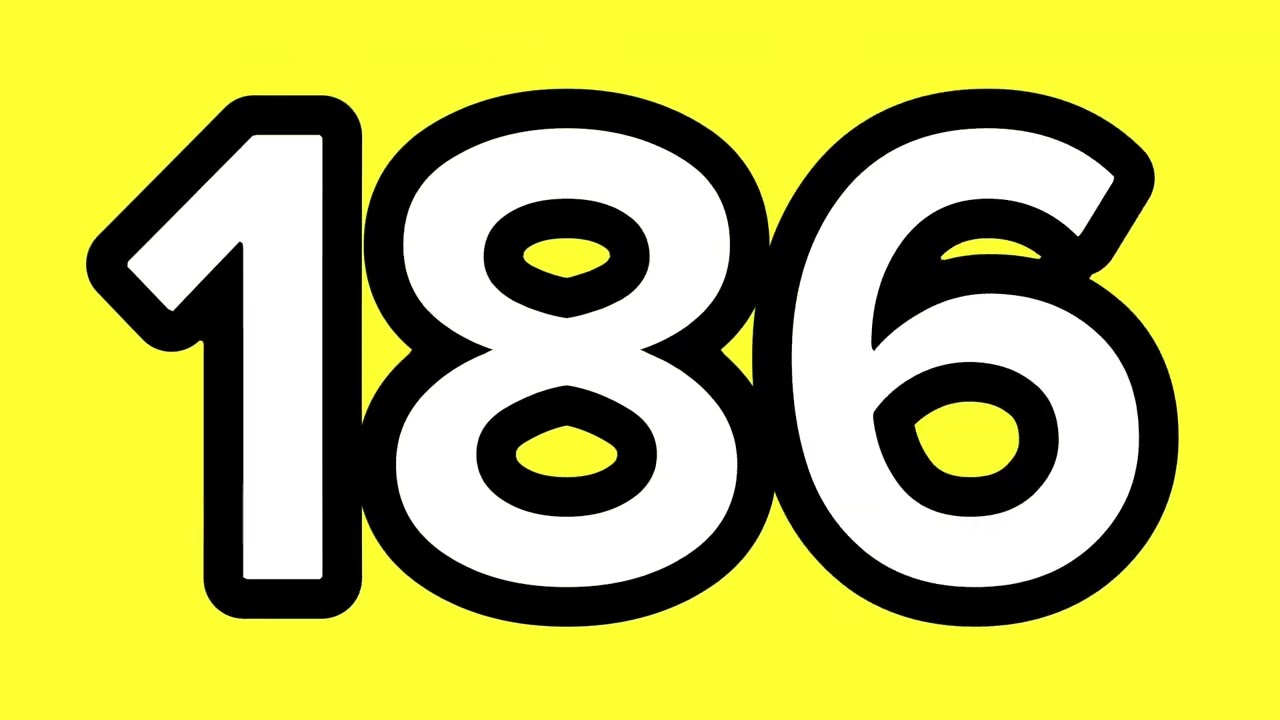 Numbers from 1 to 280