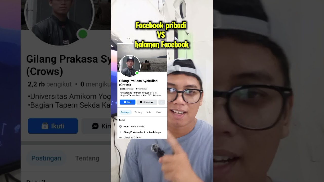 Sudah tau perbedaan Facebook pribadi dan halaman Facebook?!🔥#fbpro