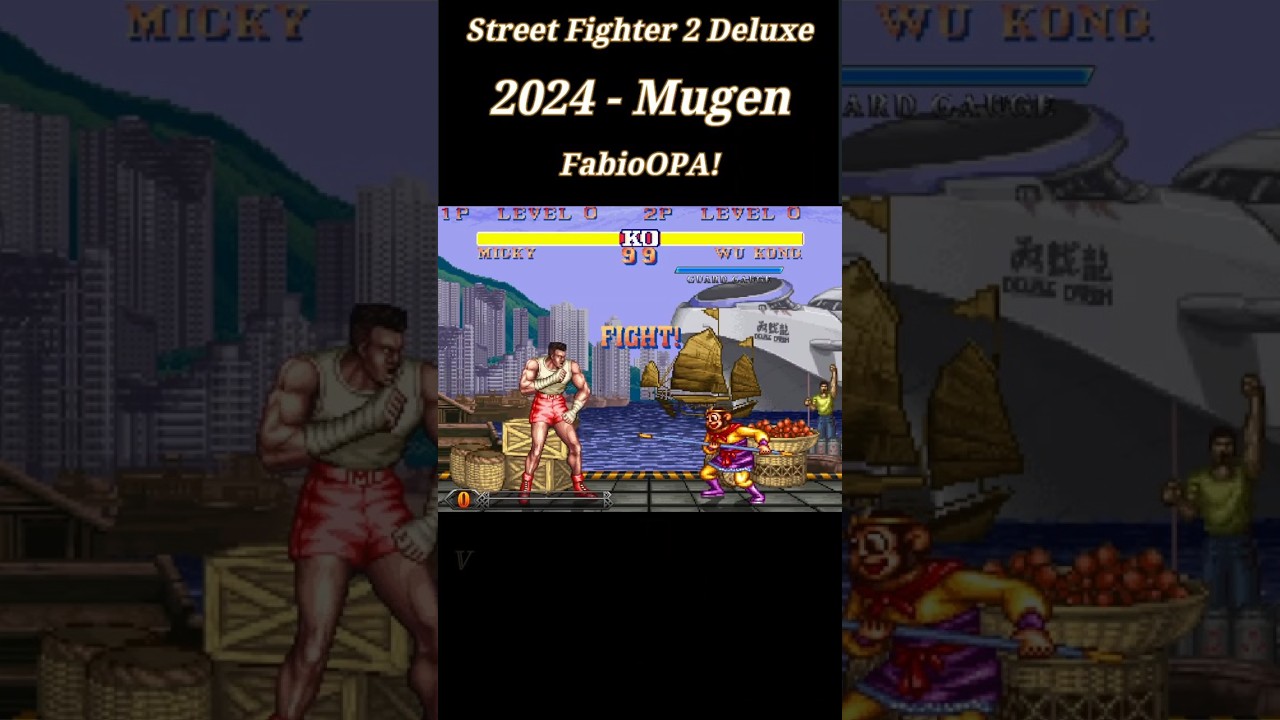 Palinha no Street Fighter 2 Deluxe 2024 - Jogando com Micky #Shorts