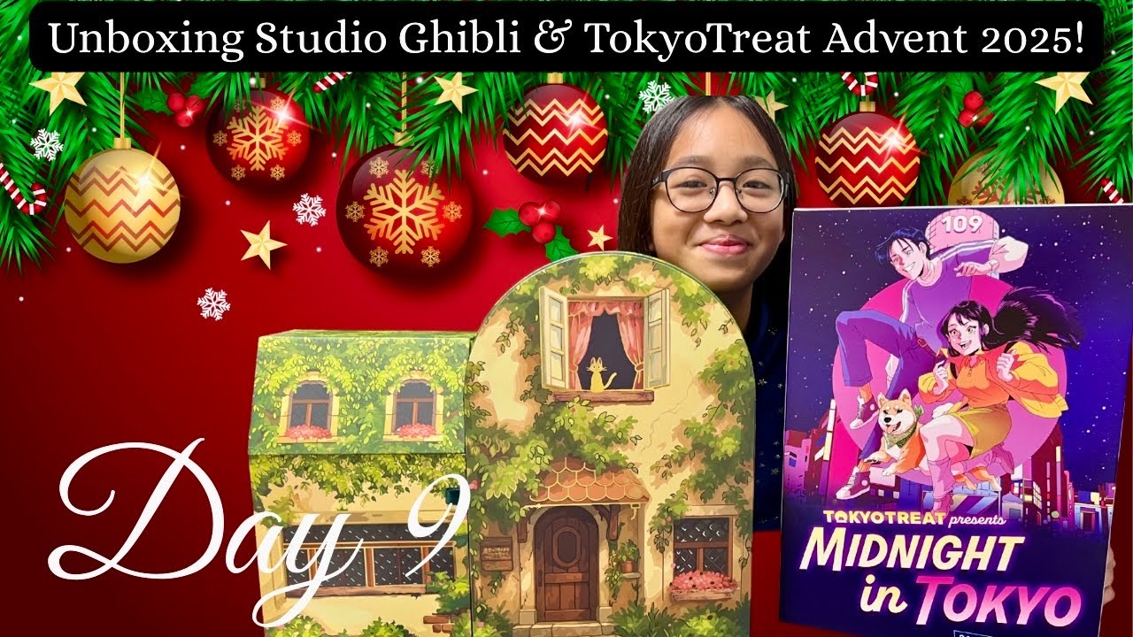Распаковка адвент-календаря Studio Ghibli (Kinda Kawaii) & TokyoTreat на 2025 год, день 9! 🎄🍬✨