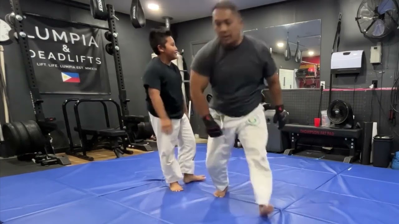 Wrestler Son vs Jiu Jitsu Dad!!