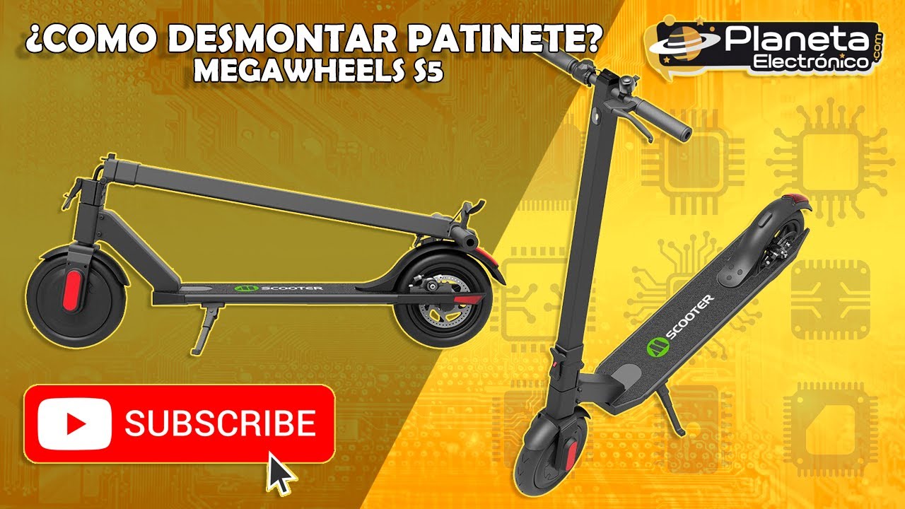 Cómo desmontar PATINETE MEGAWHEELS S5