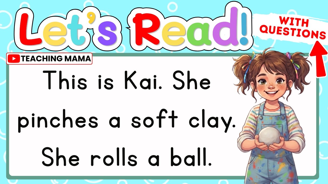 LET'S READ! | READING COMPREHENSION FOR KIDS | PRACTICE SIMPLE ENGLISH PASSAGE | TEACHING MAMA
